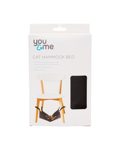 You & Me Cat Hammock Cat Furniture Black