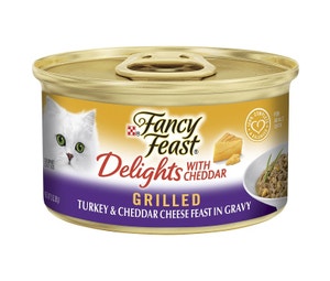 Fancy Feast Classic Cheddr Delight Turk Cat Food Can 85gx24
