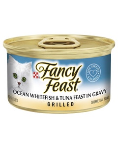 Fancy Feast Classic Grilled Ocean WFish Cat Food Can 85gx24