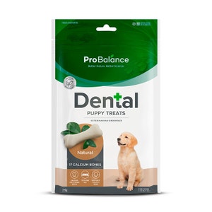Probalance Puppy Calcium Bones Natural Dog Treat 17Pk