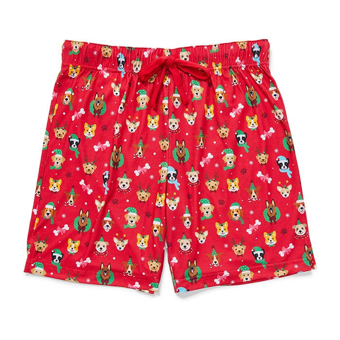 Christmas pyjama shorts mens sale