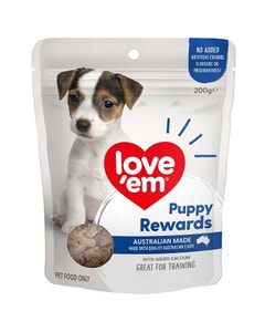 Love Em Liver Rewards Puppy Treat 200g