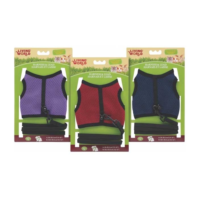 Living World Small Pet Harness With Lead Large Petbarn