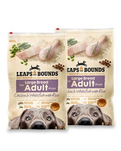 Leaps & Bounds Chicken Large Breed Adult Dog Food 15kgx2