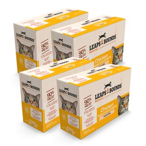 Leaps & Bounds Chicken Mousse Top w Chicken Cat Can 85gx48