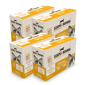 Leaps & Bounds Chicken Top wChicken Jelly Cat Can 85gx12