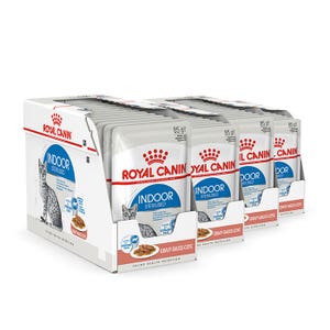 Royal Canin Indoor Gravy Adult Cat Food Pouch 85g x 48