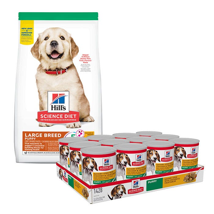 Hill's science diet large breed hot sale puppy 12kg