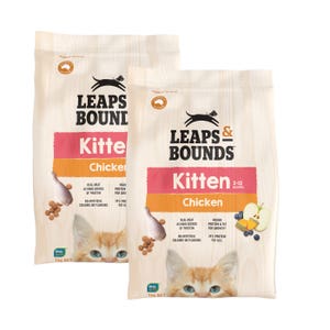 Leaps & Bounds Chicken Kitten Food 7kgx2