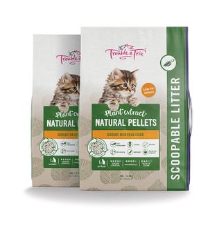 Trouble & Trix Natural Cat Litter 10L