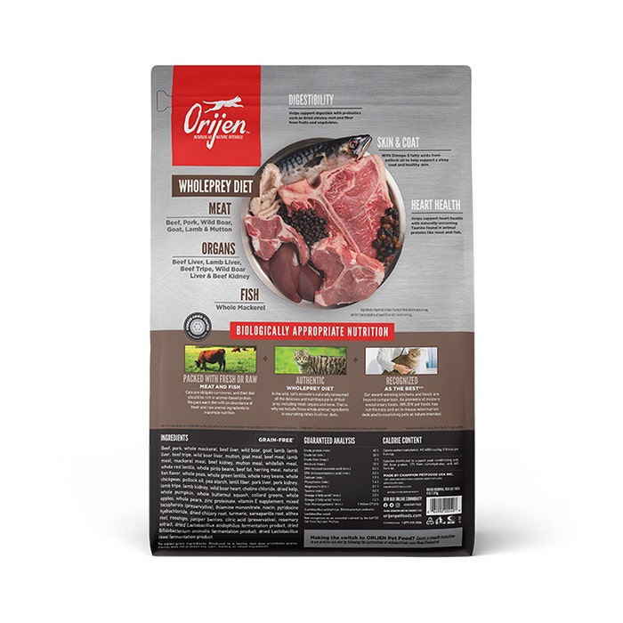 Orijen regional red deals cat food