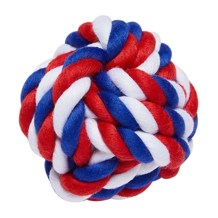 Mix Or Match 12 Rope Ball Dog Toy Assorted S Petbarn
