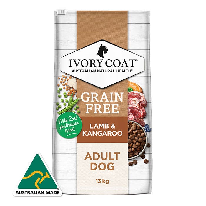 Ivory Coat Grain Free Lamb Roo Adult Dog Food Petbarn