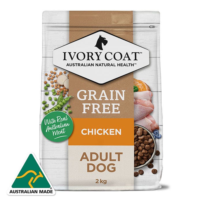 Ivory Coat Grain Free Chk Coco Oil Adult Dog Food Petbarn