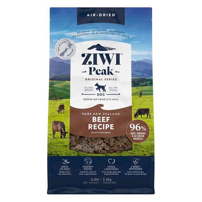 ZiwiPeak Air Dried Beef Adult Dog Food Petbarn