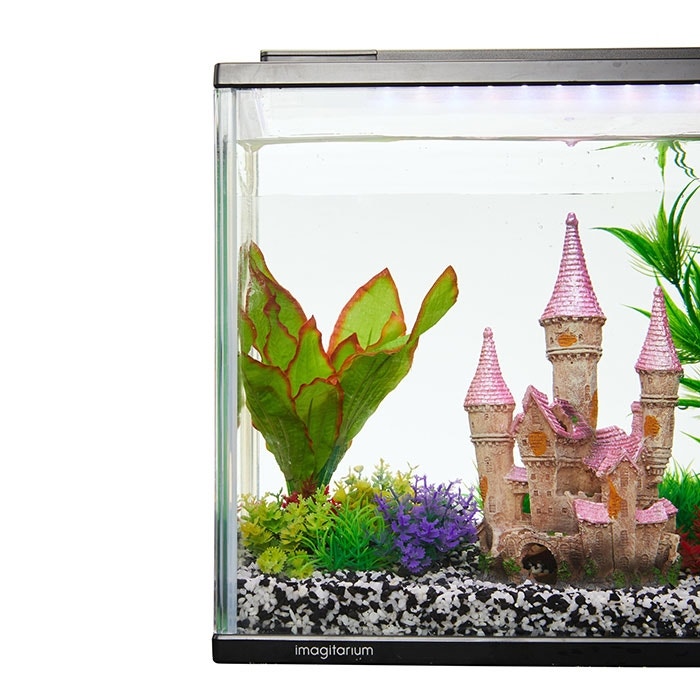 Pink fish tank decorations outlet
