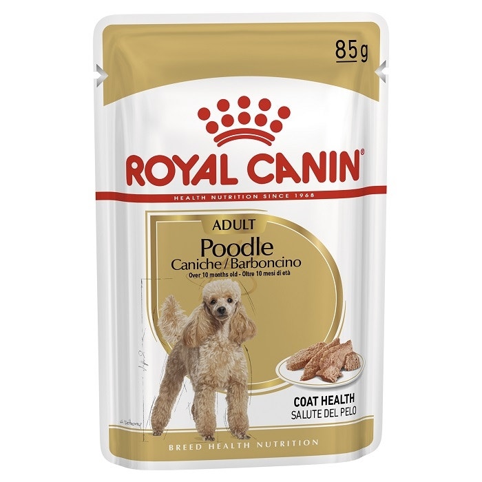 Royal Canin Poodle Adult Dog Pouch 85g x12 Petbarn