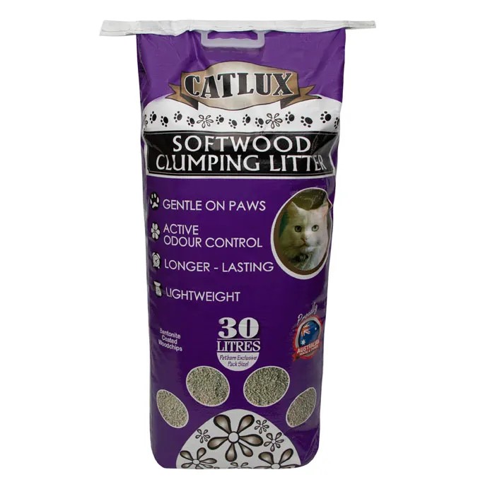 Catlux softwood clumping litter