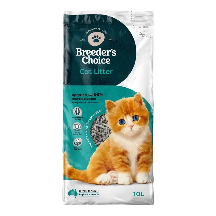 Breeder's Choice paper cat litter