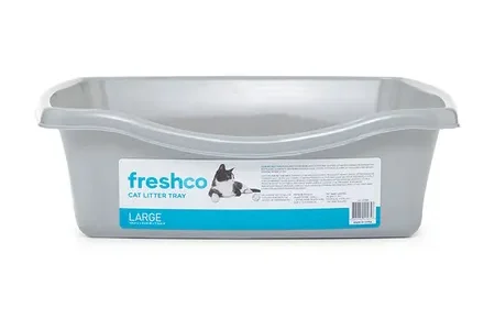 Freshco cat litter box - grey pan